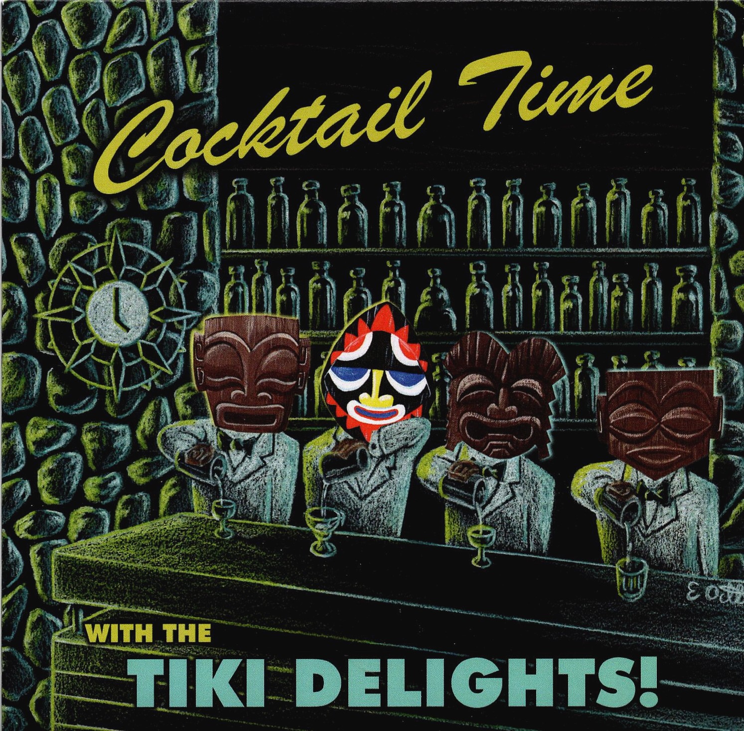 CD- Cocktail Time with the Tiki Delights